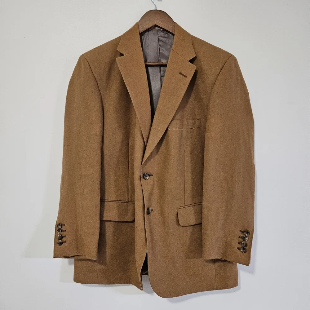 Men's Brown Sport Coat Blazer - Picture 2 of 9